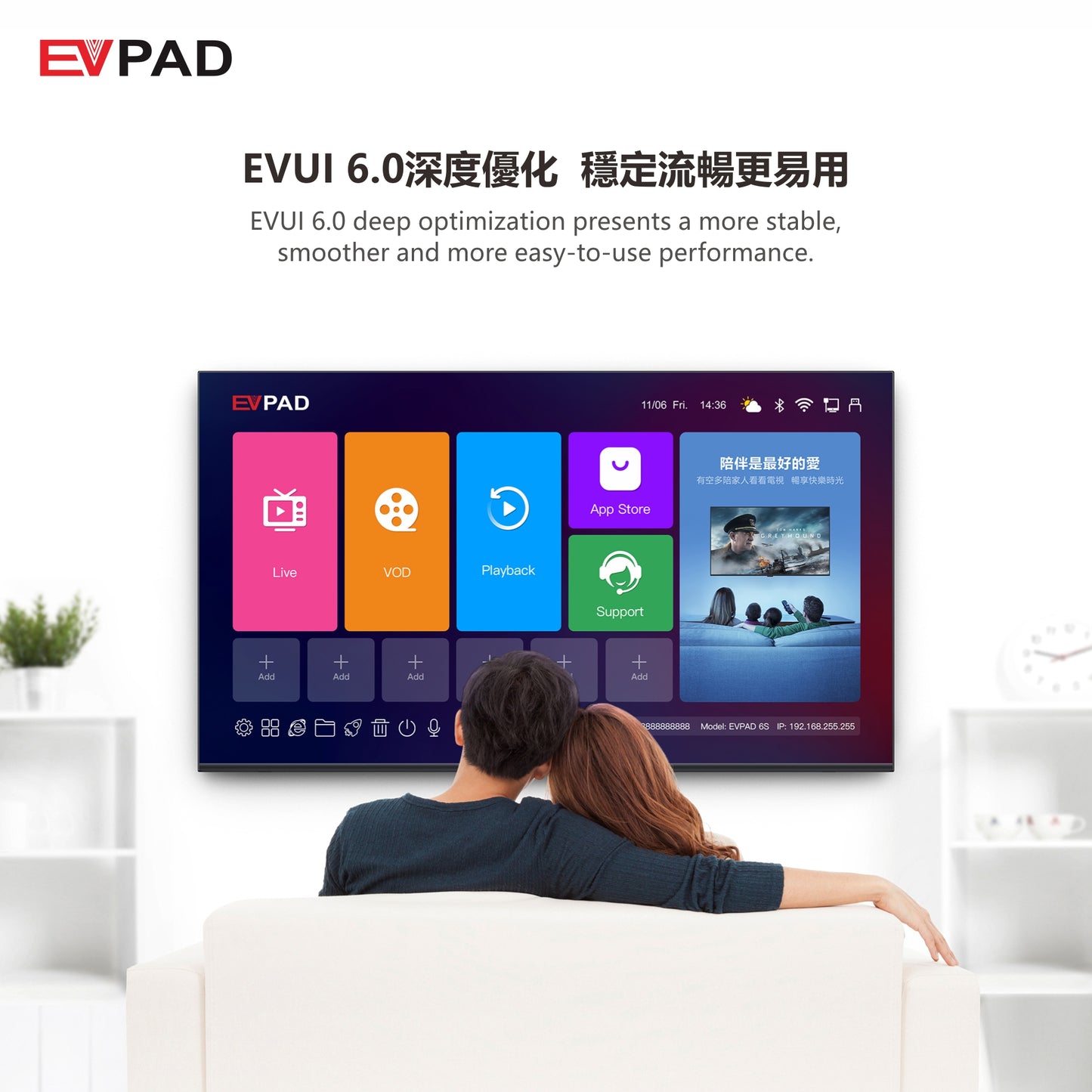 易播EVPAD6S免費電視盒 - 2021新一代智能電視盒 6S