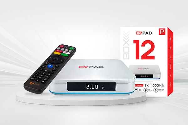 EVPAD 12P 2025 全新智慧電視盒產品展示圖