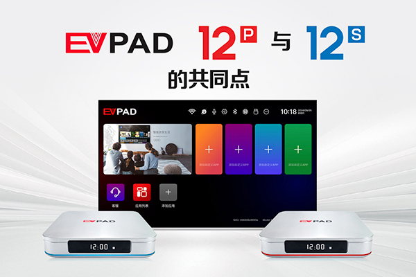 EVPAD 12P 與 12S 主要共同點總覽圖